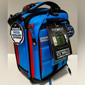 NWT  lunch box Blue/Red - see Blue/Black listing too